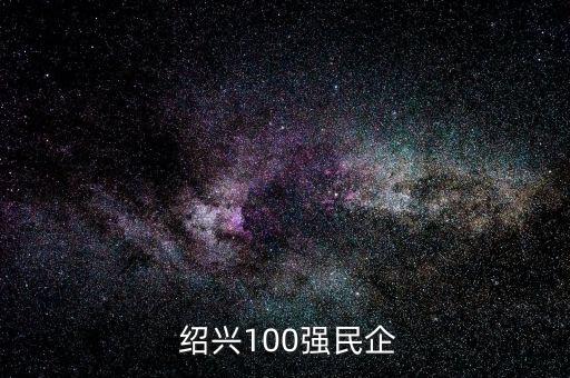  紹興100強(qiáng)民企