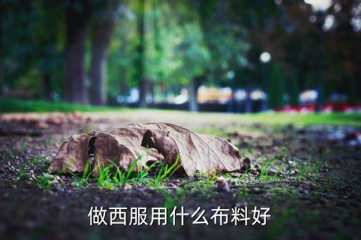 做西服用什么布料好