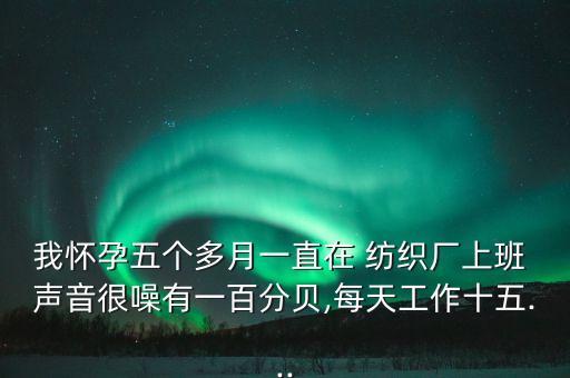 紡織廠機(jī)器聲音