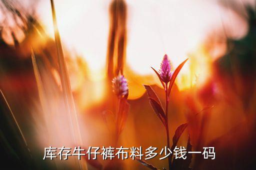  庫(kù)存牛仔褲布料多少錢(qián)一碼
