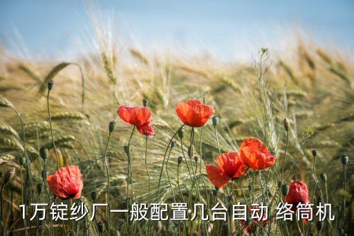 1萬錠紗廠一般配置幾臺(tái)自動(dòng) 絡(luò)筒機(jī)