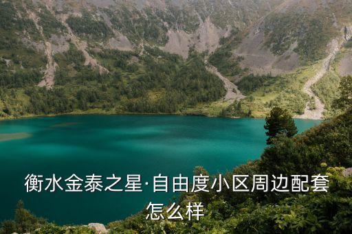  衡水金泰之星·自由度小區(qū)周邊配套怎么樣