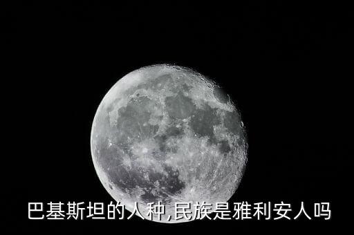  巴基斯坦的人種,民族是雅利安人嗎