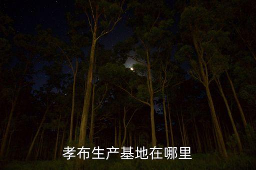 孝布生產(chǎn)基地在哪里