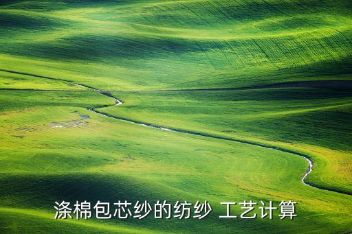 滌棉包芯紗的紡紗 工藝計算