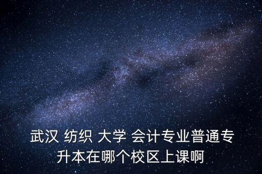 武漢紡織大學(xué)會計(jì)學(xué)院怎么樣