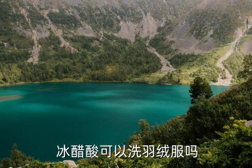  冰醋酸可以洗羽絨服嗎