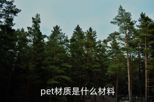  pet材質(zhì)是什么材料