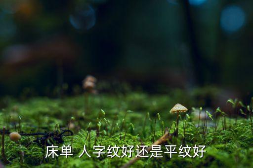 床單 人字紋好還是平紋好