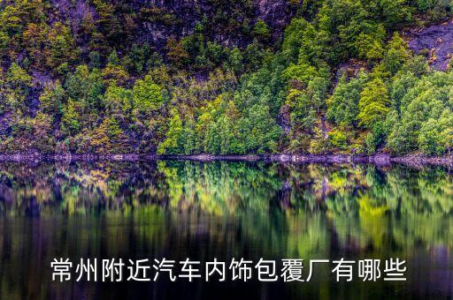  常州附近汽車內(nèi)飾包覆廠有哪些