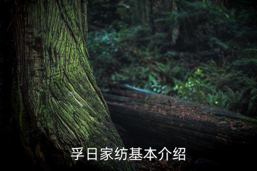 孚日家紡基本介紹