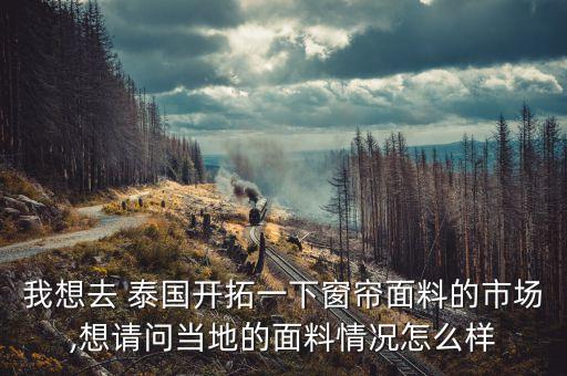 我想去 泰國開拓一下窗簾面料的市場,想請問當(dāng)?shù)氐拿媪锨闆r怎么樣