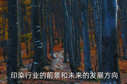 印染行業(yè)和紡織業(yè)