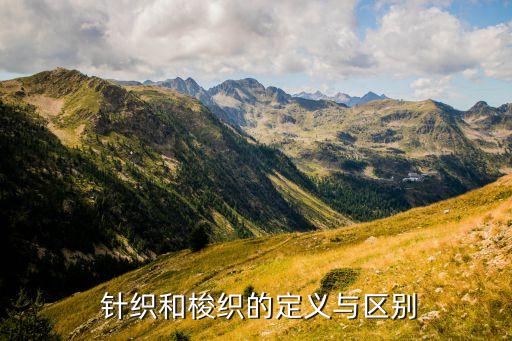  針織和梭織的定義與區(qū)別