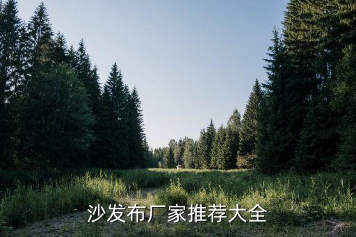 沙發(fā)布廠家推薦大全