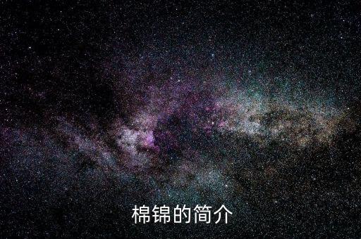  棉錦的簡(jiǎn)介