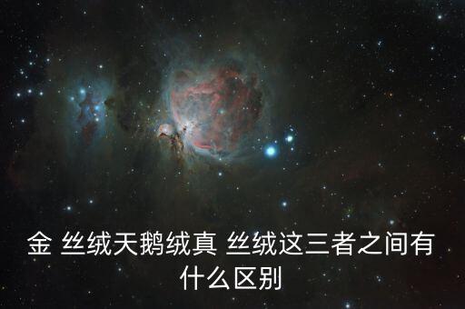 金 絲絨天鵝絨真 絲絨這三者之間有什么區(qū)別