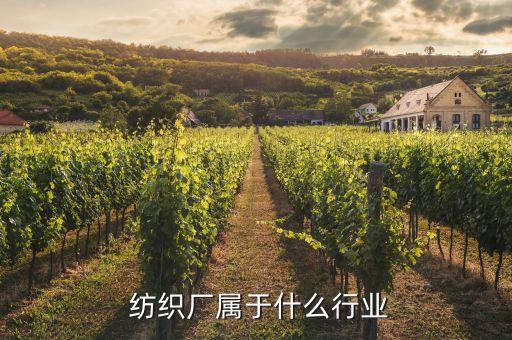  紡織廠屬于什么行業(yè)