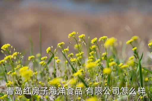 青島紅房子海洋食品 有限公司怎么樣
