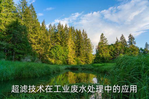 超濾技術(shù)在工業(yè)廢水處理中的應(yīng)用