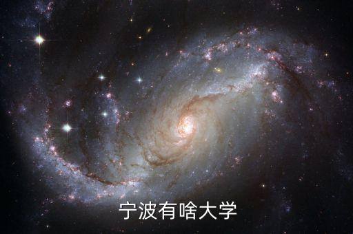  寧波有啥大學(xué)