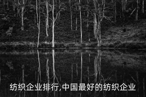 中國紡織企業(yè)排行,中國最好的紡織企業(yè)