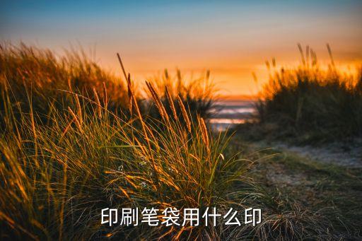 印刷筆袋用什么印