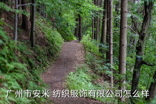 廣州市安米 紡織服飾有限公司怎么樣