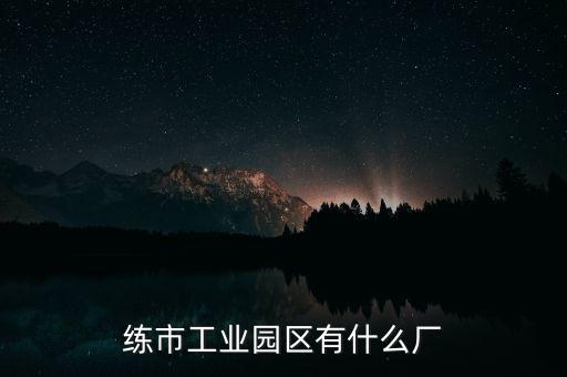 練市工業(yè)園區(qū)有什么廠