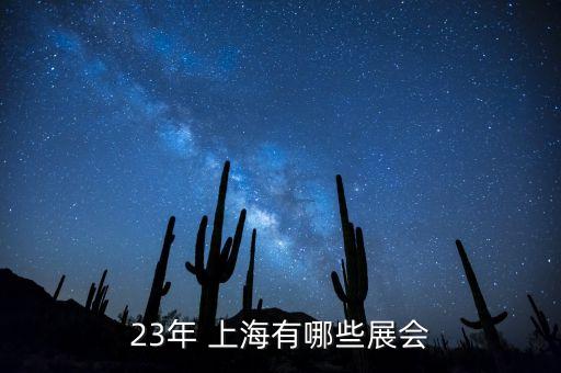 23年 上海有哪些展會