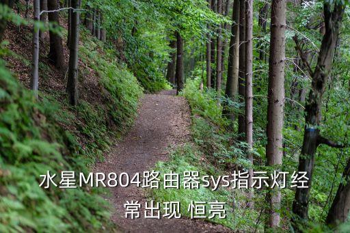水星MR804路由器sys指示燈經(jīng)常出現(xiàn) 恒亮