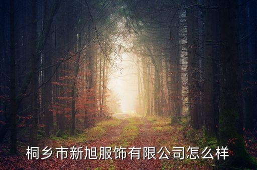 桐鄉(xiāng)市新旭服飾有限公司怎么樣