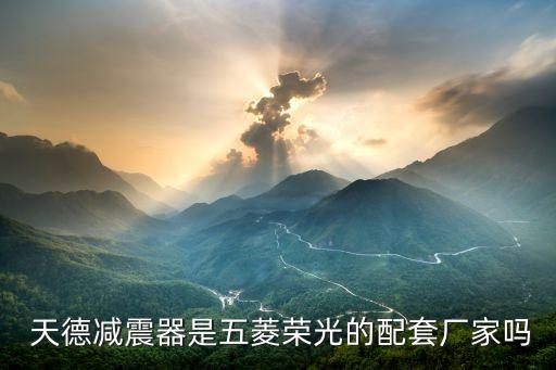  天德減震器是五菱榮光的配套廠家嗎