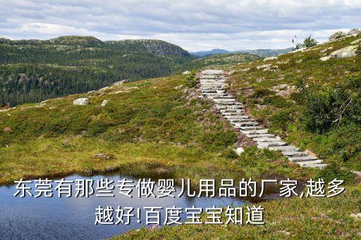 東莞有那些專做嬰兒用品的廠家,越多越好!百度寶寶知道