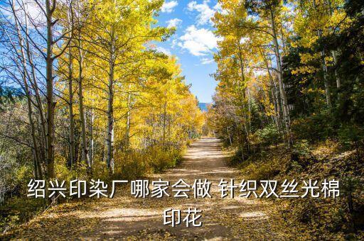  紹興印染廠哪家會做 針織雙絲光棉印花