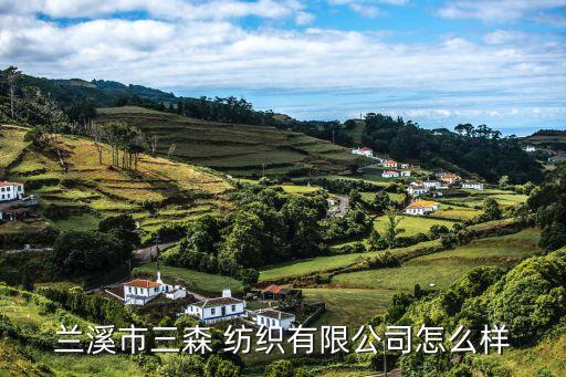 蘭溪市三森 紡織有限公司怎么樣