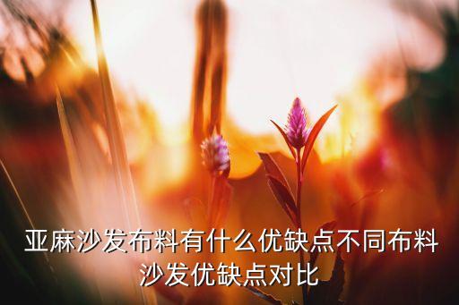 亞麻面料的好處,棉亞麻面料的優(yōu)缺點(diǎn)