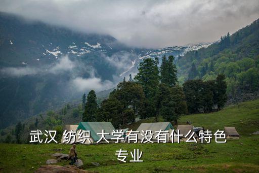  武漢 紡織 大學(xué)有沒(méi)有什么特色 專(zhuān)業(yè)