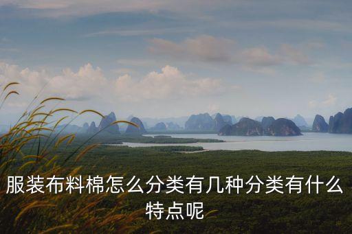 服裝布料棉怎么分類有幾種分類有什么特點呢