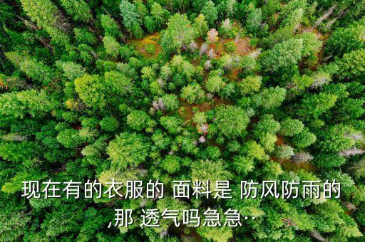 防水防風(fēng)透氣的服裝面料叫什么