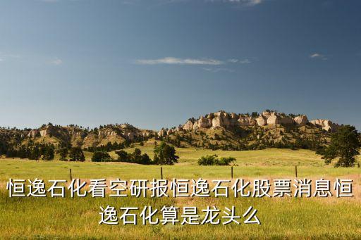 恒逸石化看空研報(bào)恒逸石化股票消息恒逸石化算是龍頭么