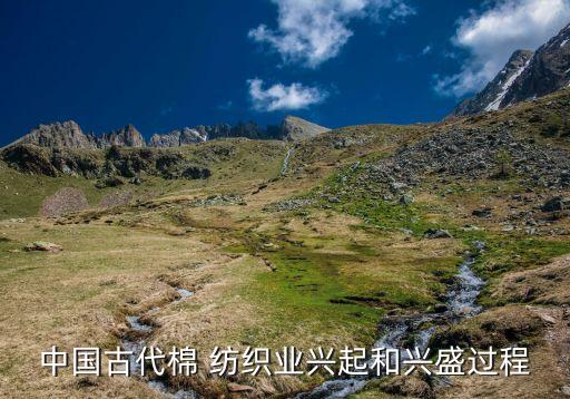 中國古代棉 紡織業(yè)興起和興盛過程