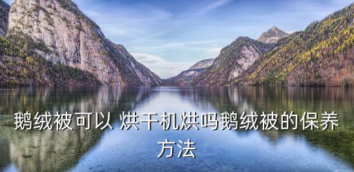 鵝絨被可以 烘干機烘嗎鵝絨被的保養(yǎng)方法