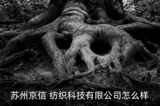 蘇州京信 紡織科技有限公司怎么樣