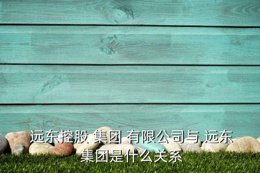  遠(yuǎn)東控股 集團(tuán) 有限公司與 遠(yuǎn)東 集團(tuán)是什么關(guān)系