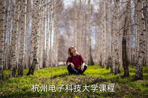 杭州電子科技大學(xué)課程