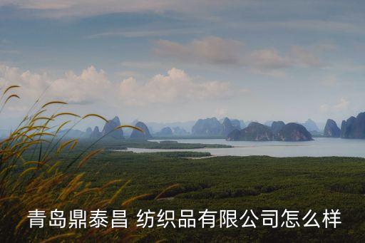  青島鼎泰昌 紡織品有限公司怎么樣