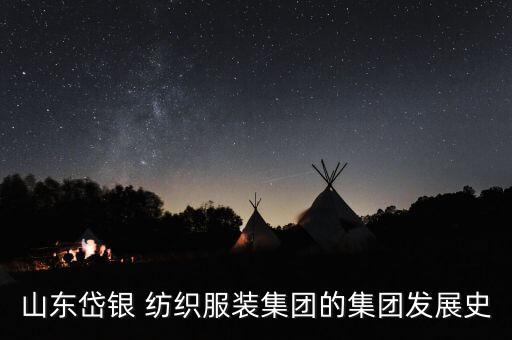 山東岱銀 紡織服裝集團(tuán)的集團(tuán)發(fā)展史