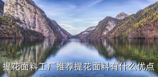 提花面料工廠推薦提花面料有什么優(yōu)點