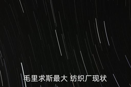 毛里求斯最大 紡織廠現(xiàn)狀